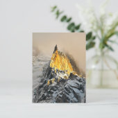 Aiguille des Deux Aigles Sunrise, Chamonix Briefkaart (Staand voorkant)