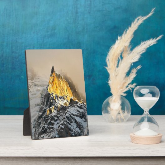 Aiguille des Deux Aigles Sunrise, Chamonix Fotoplaat (Zijkant)