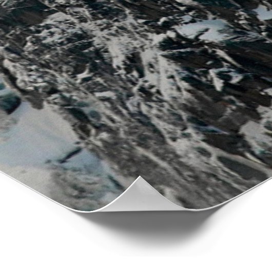 Aiguille des Deux Aigles Sunrise, Chamonix Poster (Hoek)