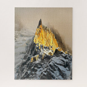 Aiguille des Deux Aigles zonsopgang, Chamonix Legpuzzel