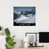 AIGUILLE DU MIDI, 3842 m Poster (Thuiskantoor)