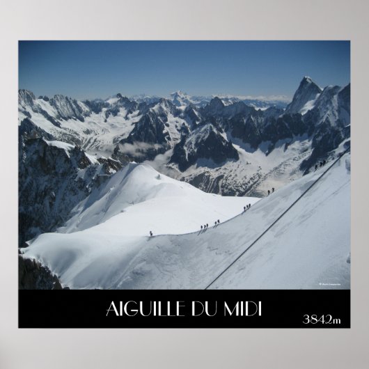 AIGUILLE DU MIDI, 3842 m Poster (Voorkant)