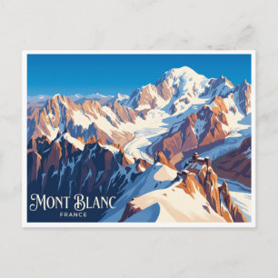 Aiguille du Midi Chamonix Frankrijk Briefkaart