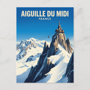 Aiguille du Midi Frankrijk Briefkaart