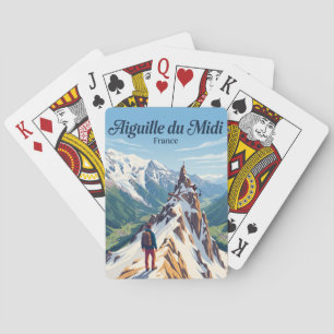 Aiguille du Midi Frankrijk Pokerkaarten
