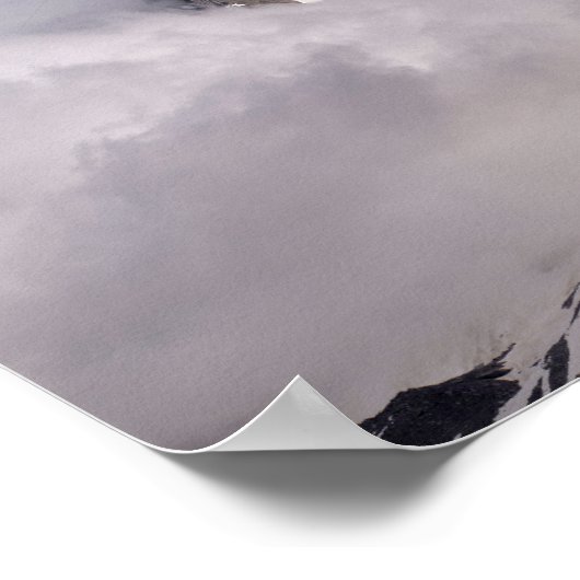 Aiguille du Midi in Frankrijk Poster (Hoek)