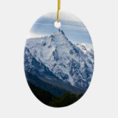 Aiguille du Midi Keramisch Ornament (Voorkant)