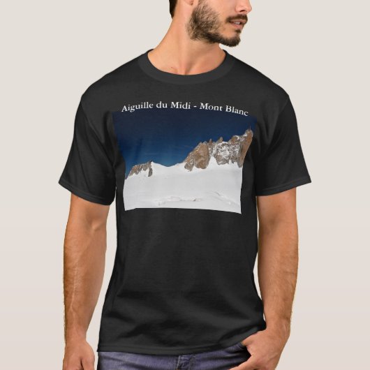 Aiguille du Midi - Mont Blanc 2 T-shirt (Voorkant)