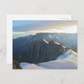 Aiguille du midi uitzicht Chamonix Briefkaart (Voorkant / Achterkant)
