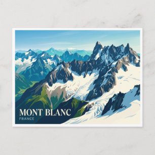 Aiguille Verte Chamonix Frankrijk Briefkaart