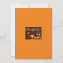 AIH Kerstkaart van Thanksgiving Day