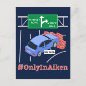 Aiken, SC, Brick Wall Meme Briefkaart (Voorkant)