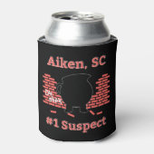 Aiken, SC, nummer 1 Blikjeskoeler (Blikje Voorkant)