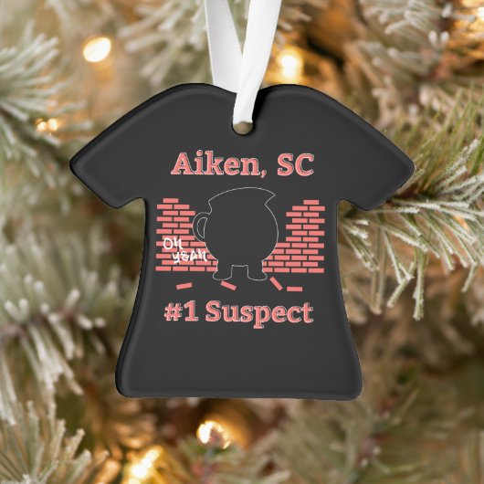 Aiken, SC, nummer 1 Verdenking van versiering Ornament (Boom)
