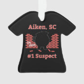 Aiken, SC, nummer 1 Verdenking van versiering Ornament (voorkant)