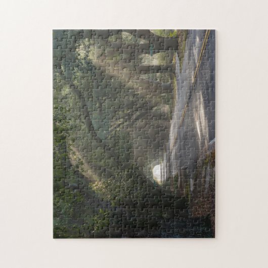 Aiken, SC, South Boundary Ave. Live eik Legpuzzel (Verticaal)