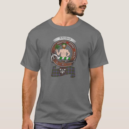 Aikenhead Clan Badge Adult T-shirt (Voorkant)