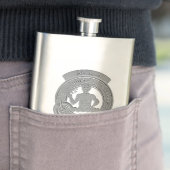 Aikenhead Clan Badge Classic Flask Flacon (Voorbeeld)