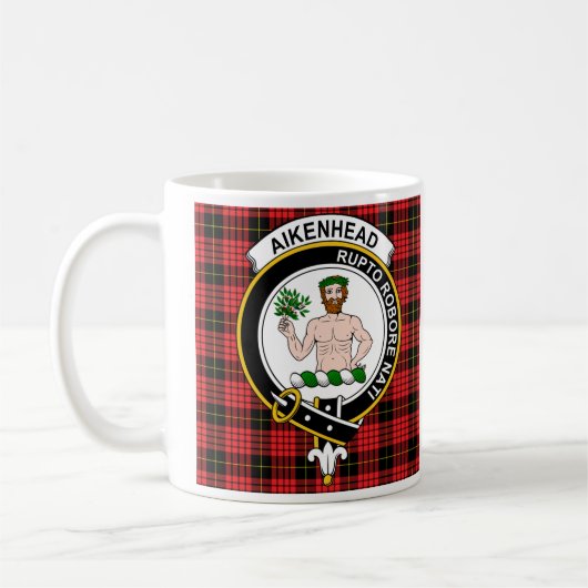 Aikenhead Clan Badge Coffee Mok - Grootte 11oz (Links)
