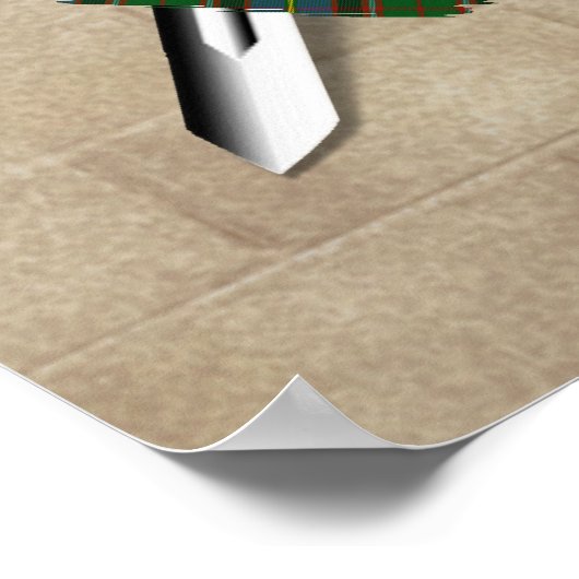 Aikenhead Clan badge Crossed Swords Poster 18x24 (Hoek)