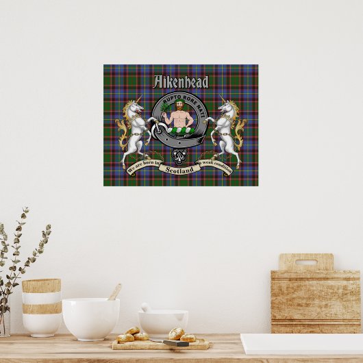 Aikenhead Clan Badge Poster (Keuken)