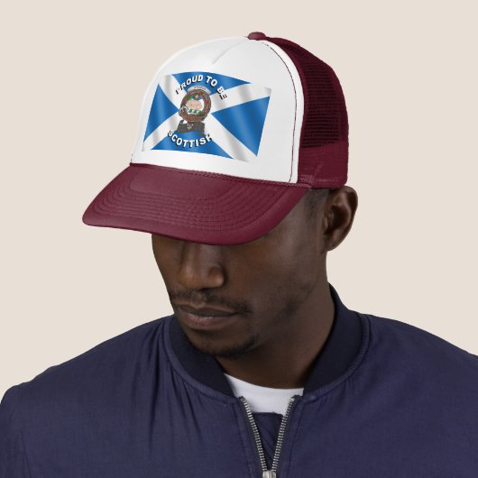 Aikenhead Clan Badge Schotse Trucker Hoed Pet (In situ)