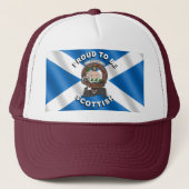 Aikenhead Clan Badge Schotse Trucker Hoed Pet (Voorkant)