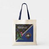 Aikenhead Clan Badge & Tartan Canvas tas (Achterkant)