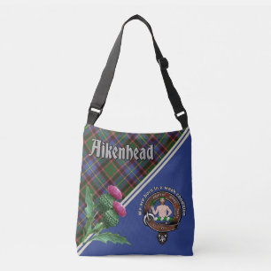 Aikenhead Clan Badge & Tartan Crossbody Bag Tas