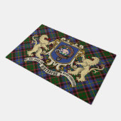 Aikenhead Clan Badge & Tartan Deurmat (Schuin)