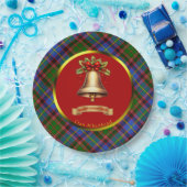 Aikenhead Tartan Gepersonaliseerde Kerstmis Papieren Bordje (Feest)