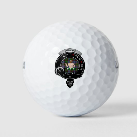 Aikenhed Clan Badge Golf Balls Golfballen (Voorkant)