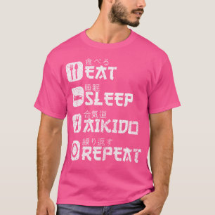 Aikido Aikidoka Japanse martial Arts Japanse Cha T-shirt