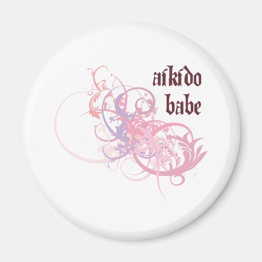 Aikido Babe Magneet (Voorkant)
