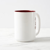 Aikido-beginselen Tweekleurige Koffiemok (Voorkant rechts)