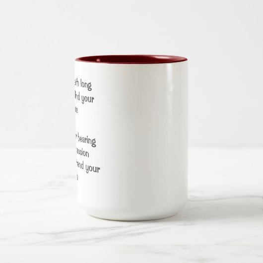 Aikido-beginselen Tweekleurige Koffiemok (Center)