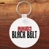 Aikido Black Belt Sleutelhanger (Voorkant)