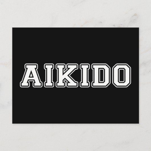 Aikido Briefkaart (Voorkant)