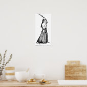 Aikido Budobabe Poster (Keuken)