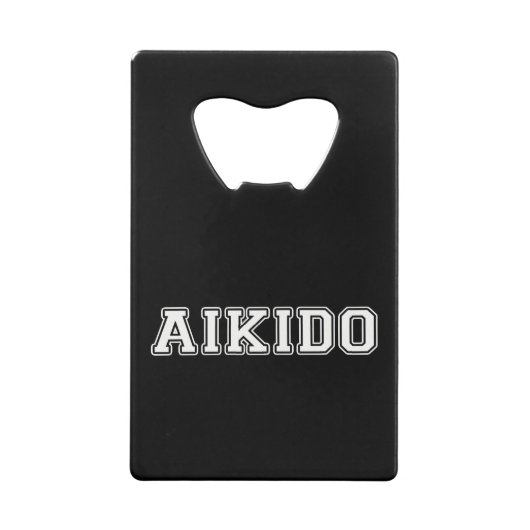 Aikido Creditkaart Flessenopener (Achterkant)