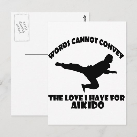 Aikido Design Briefkaart (Voorkant / Achterkant)