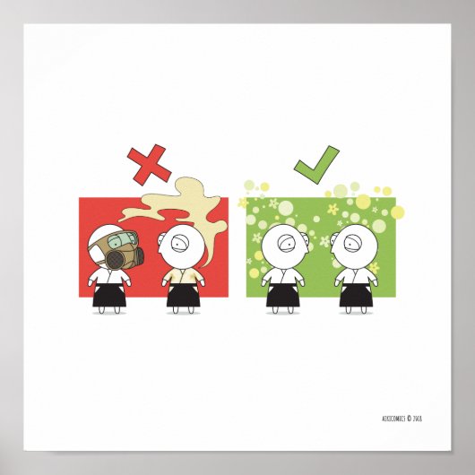 Aikido - Dojo Rule #1 Poster (Voorkant)