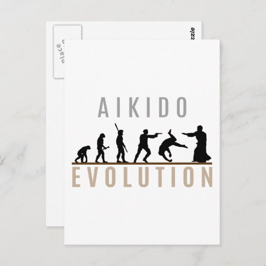 Aikido Evolution Briefkaart (Voorkant / Achterkant)