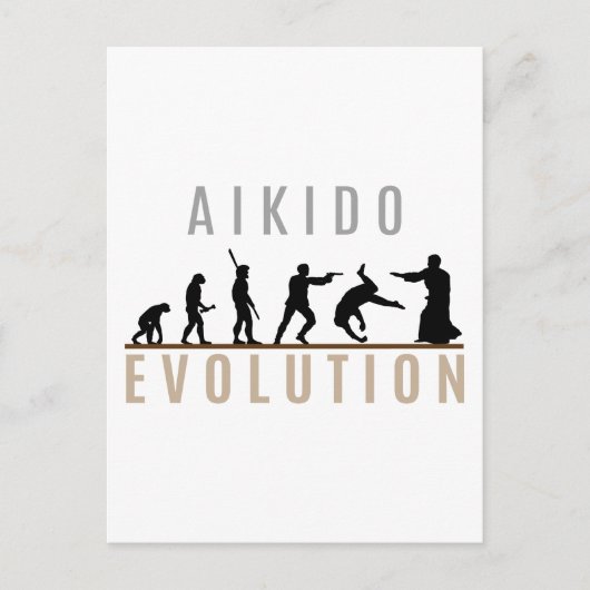 Aikido Evolution Briefkaart (Voorkant)