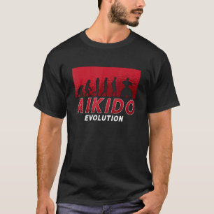 Aikido Evolution Martial Samurai Sports Fighter Ai T-shirt