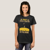 Aikido Fighter op the Moon T-shirt (Voorkant volledig)