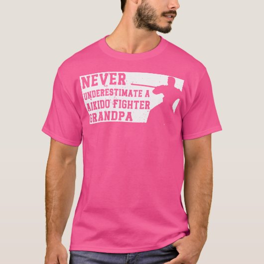 Aikido Fighter Opa Aikido Fighter T-shirt (Voorkant)