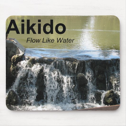 Aikido Flow like Water Mousepad Muismat (Voorkant)