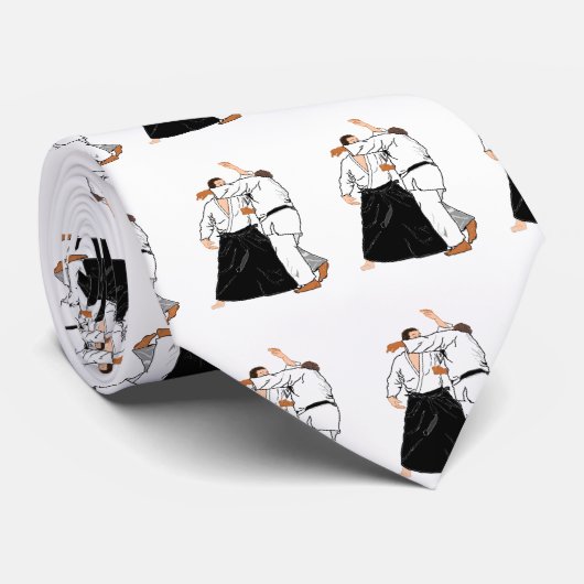 Aikido "Irminage"-techniek Stropdas (Opgerold)