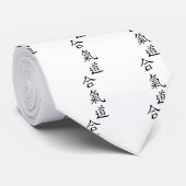 Aikido japanese personage stropdas (Opgerold)